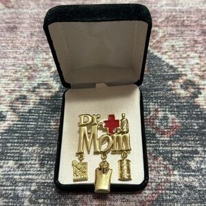 Dr. Mom Gold Broach